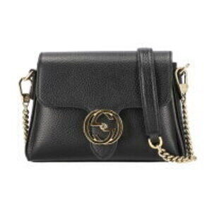 Gucci Interlocking GG shoulder bag Black
